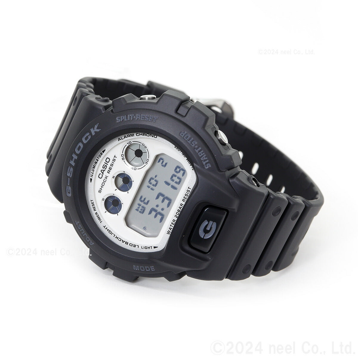 G-SHOCK デジタル カシオ Gショック CASIO 腕時計 メンズ DW-6900WD-1JF Black and brilliant white シリーズ【2024 新作】