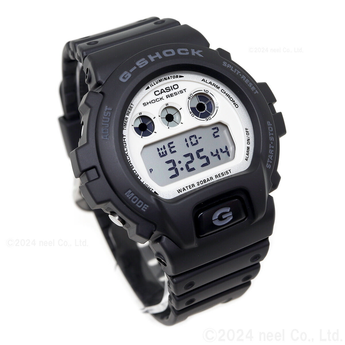 G-SHOCK デジタル カシオ Gショック CASIO 腕時計 メンズ DW-6900WD-1JF Black and brilliant white シリーズ【2024 新作】