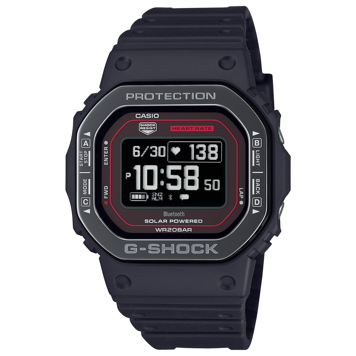 G-SHOCK G-SQUAD カシオ Gショック ジースクワッド CASIO DW-H5600MB-1A4JR Bluetooth搭載 USB充電対応 ソーラー 腕時計 メンズ スマートフォンリンク【2024 新作】