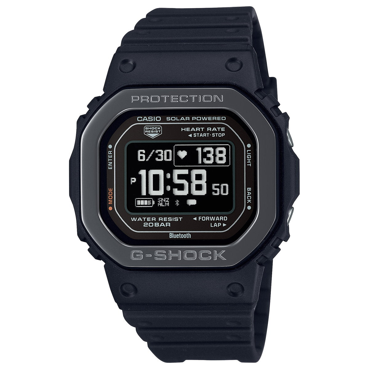 G-SHOCK G-SQUAD カシオ Gショック ジースクワッド CASIO DW-H5600MB-1JR Bluetooth搭載 USB充電対応 ソーラー 腕時計 メンズ スマートフォンリンク