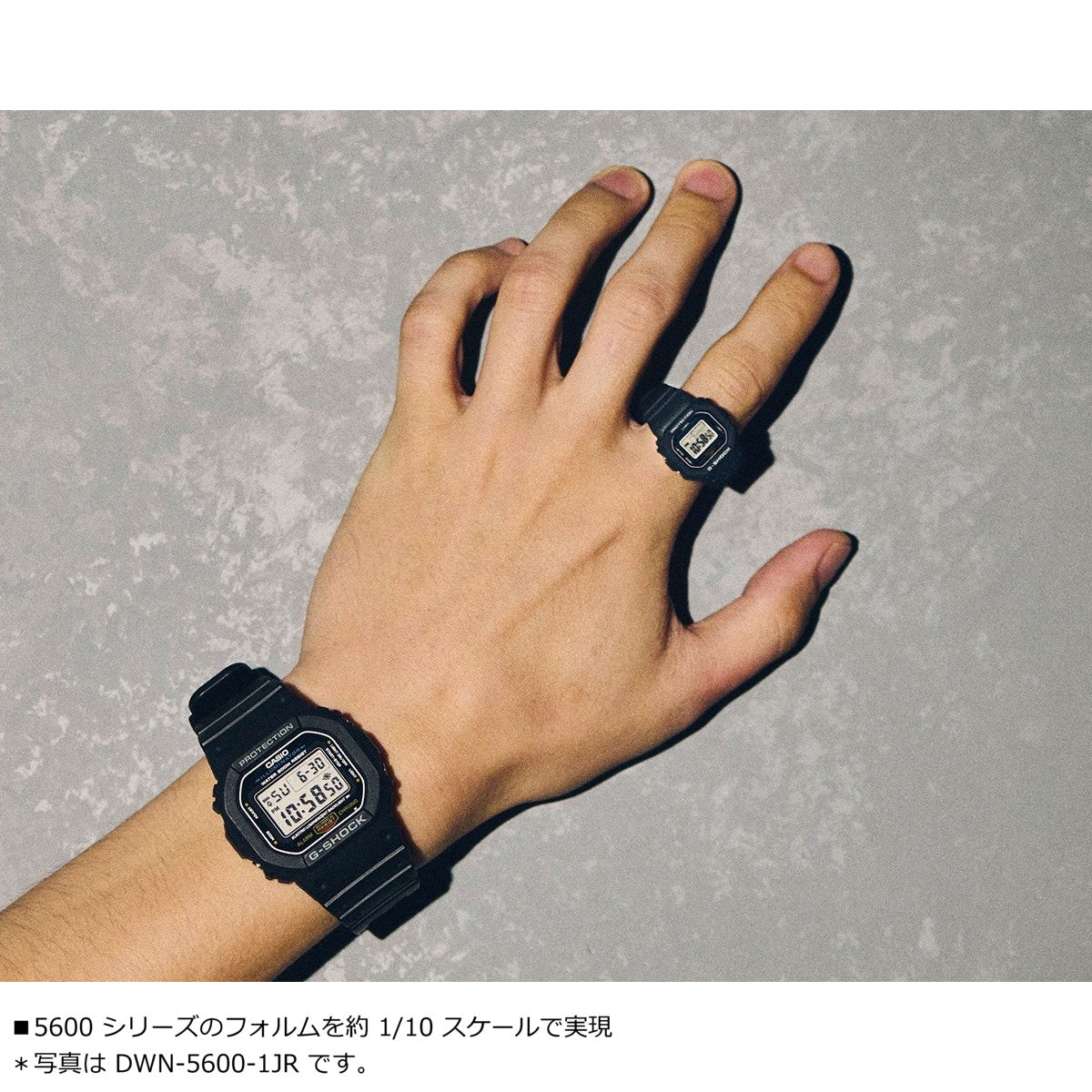 G-SHOCK nano デジタル カシオ Gショック CASIO 時計 指輪サイズ DWN-5600-4JR レッド DW-5600 約1/10スケール 小型G-SHOCK【2025 新作】