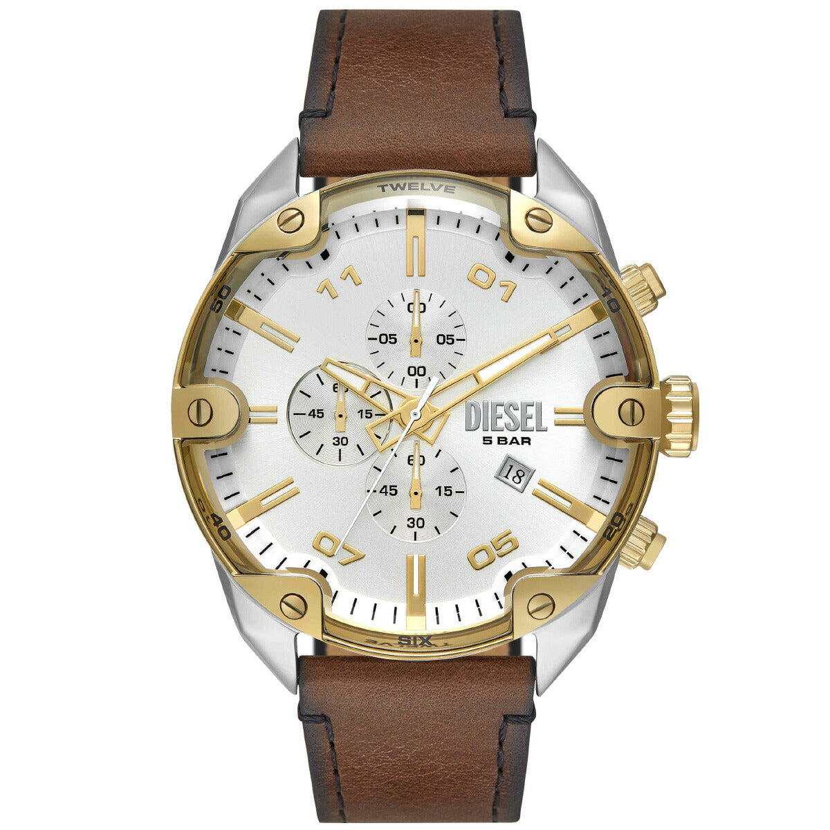 ディーゼル DIESEL 腕時計 メンズ クロノグラフ レザー DZ4665