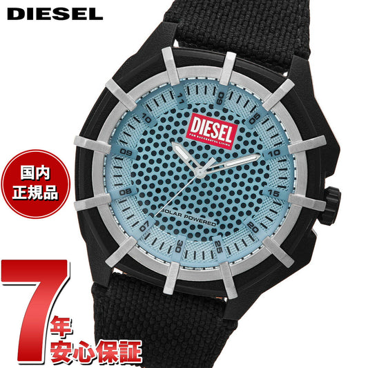 ディーゼル DIESEL 腕時計 メンズ ソーラー FRAMED ソーラー ブラック キャスターオイルウォッチ DZ4679【2025 新作】