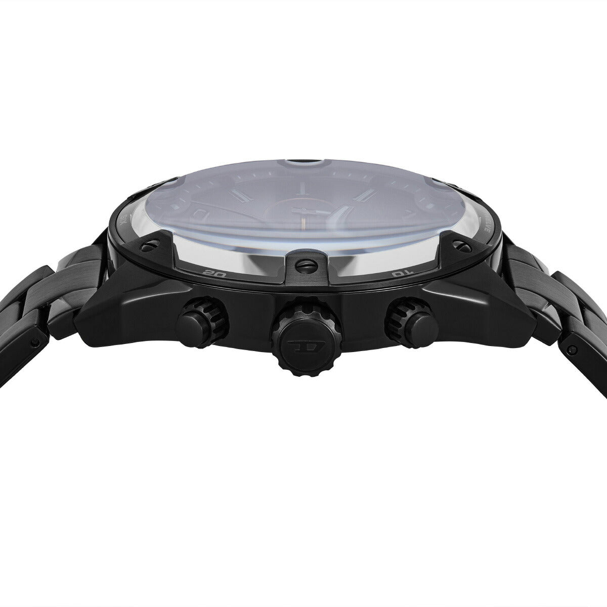 ディーゼル DIESEL 腕時計 クロノグラフ メンズ SPIKED ブラック ステンレススチールウォッチ DZ4691【2025 新作】