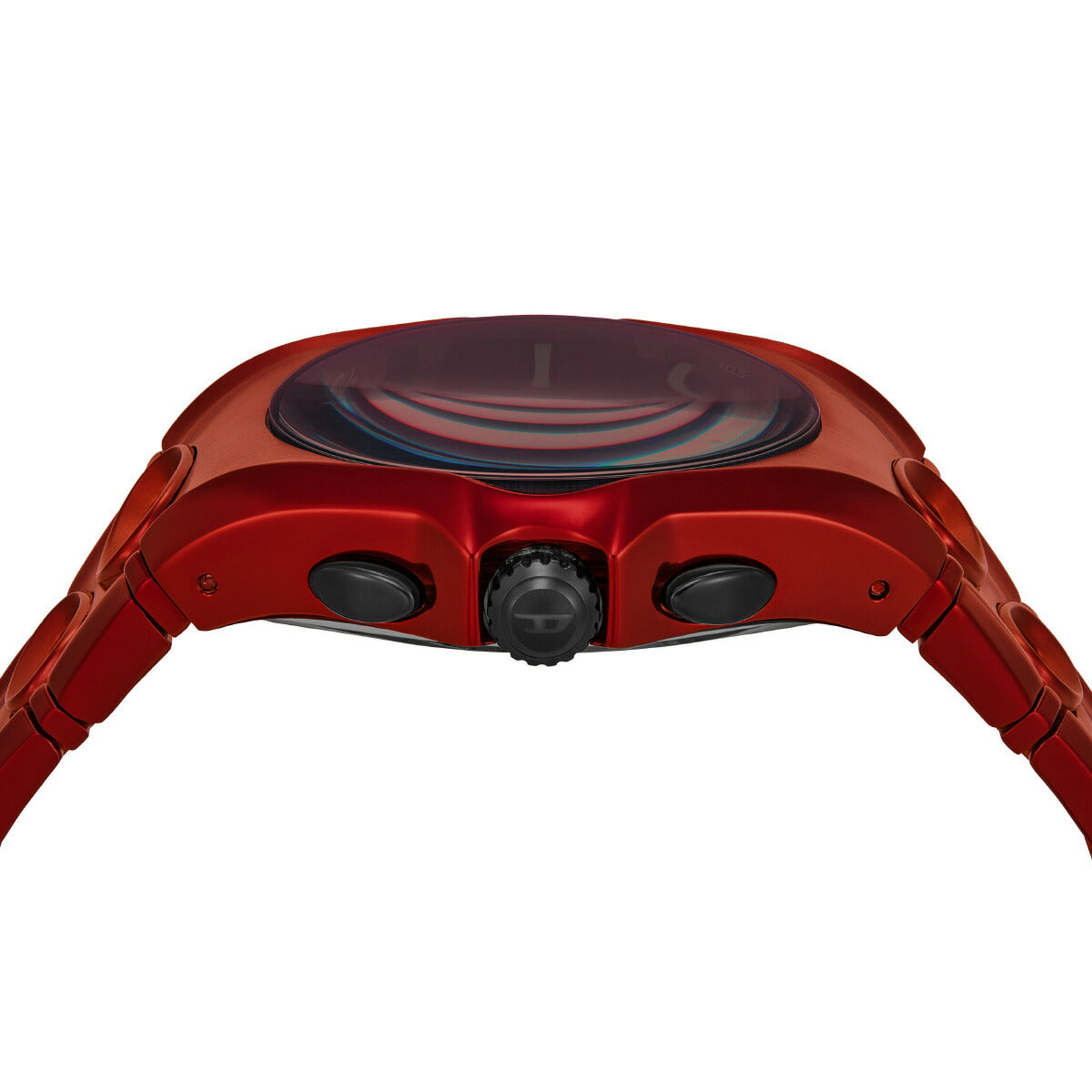 ディーゼル DIESEL 腕時計 クロノグラフ メンズ D-CURVE レッド ステンレススチールウォッチ DZ4693【2025 新作】