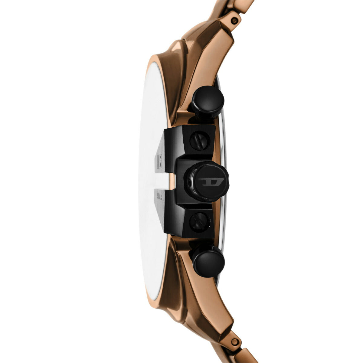 ディーゼル DIESEL 腕時計 クロノグラフ メンズ MEGA CHIEF SLIM ブラウン ステンレススチールウォッチ DZ4697【2025 新作】