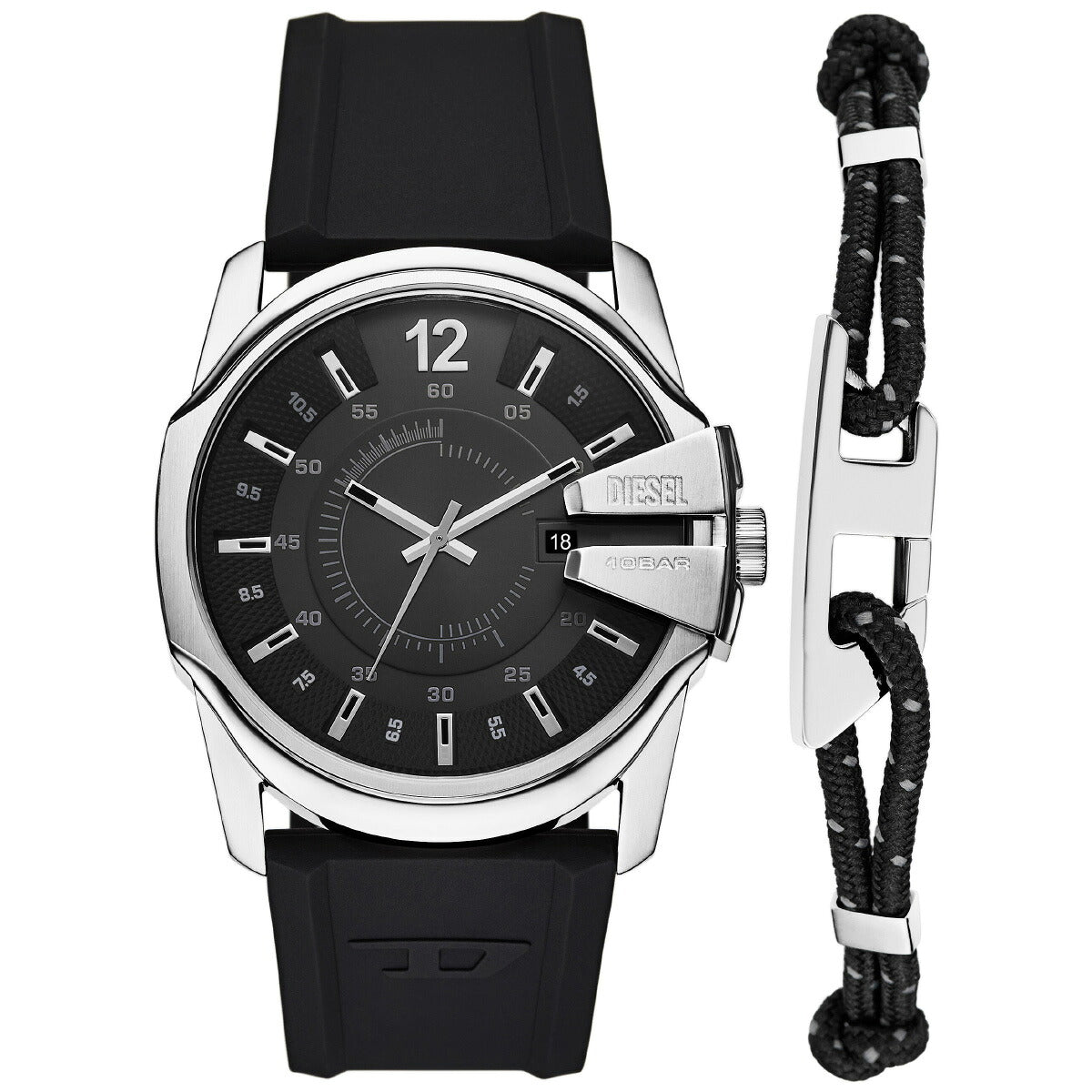 ディーゼル DIESEL 腕時計 メンズ MASTER CHIEF シリコンウォッチ DZ4700SET【2025 新作】