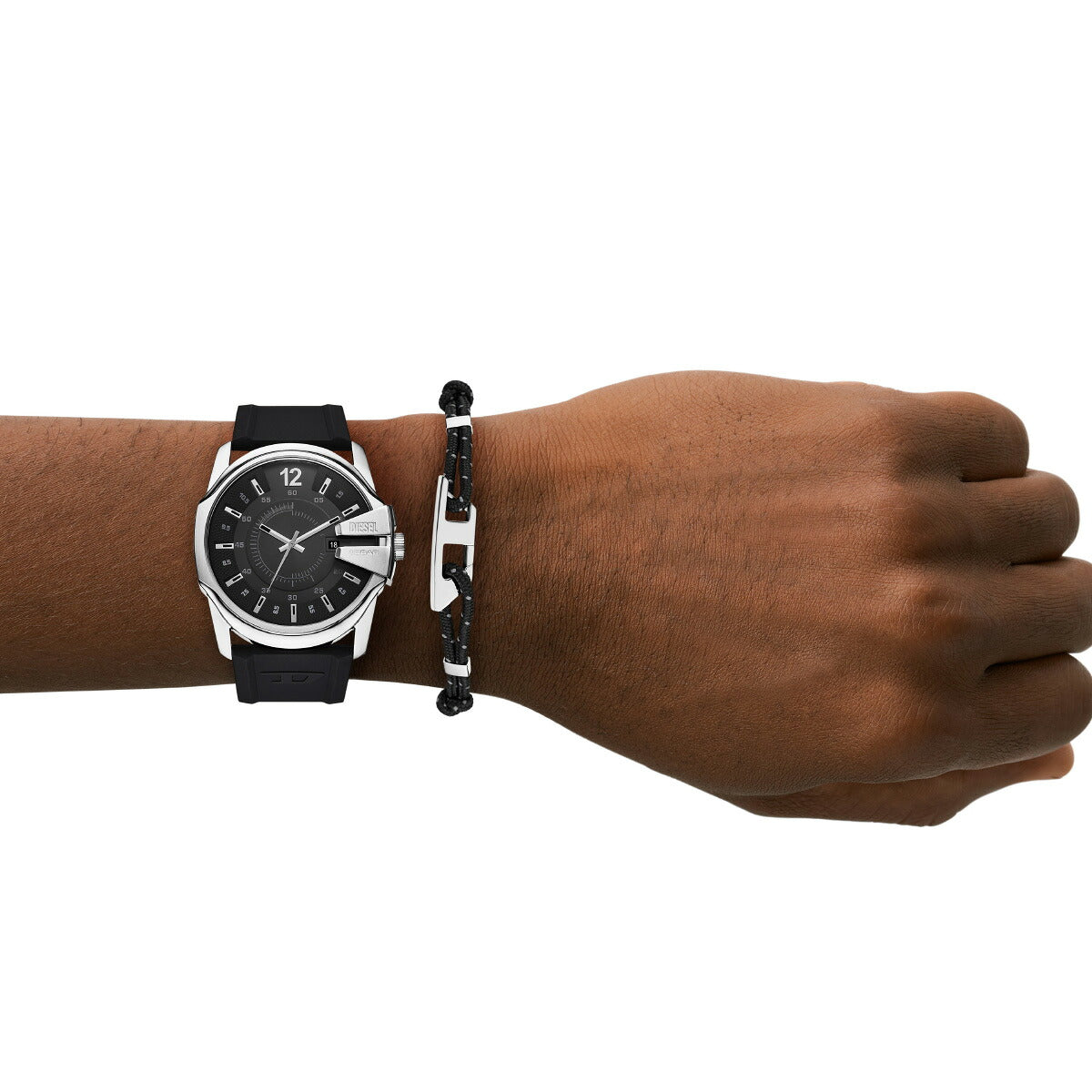 ディーゼル DIESEL 腕時計 メンズ MASTER CHIEF シリコンウォッチ DZ4700SET【2025 新作】