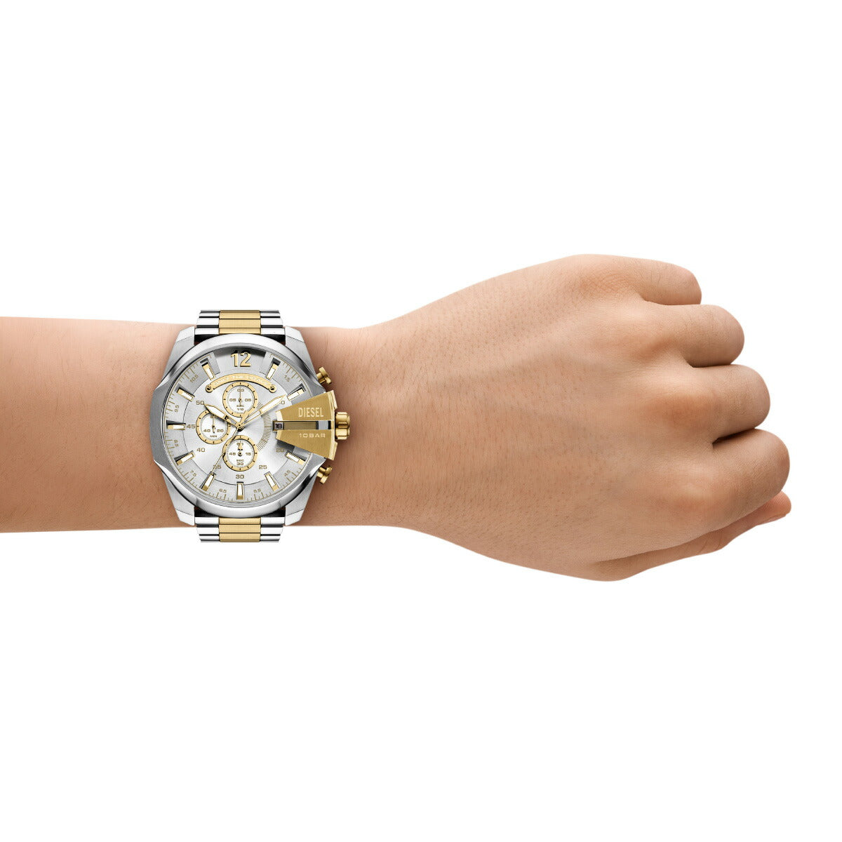 ディーゼル DIESEL 腕時計 クロノグラフ メンズ MEGA CHIEF ステンレススチールウォッチ DZ4701【2025 新作】