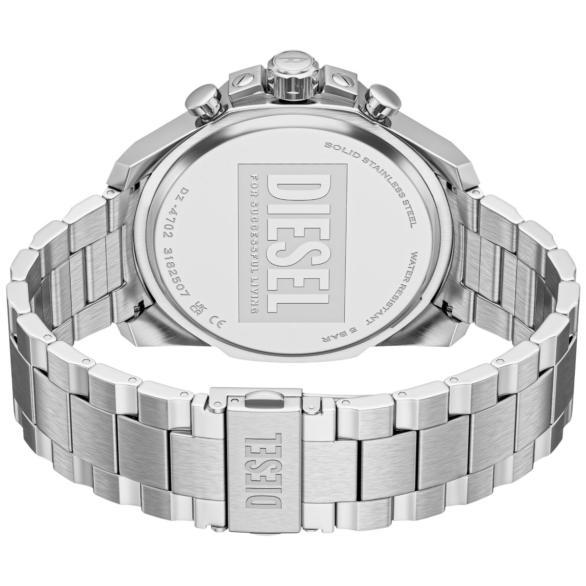 ディーゼル DIESEL 腕時計 クロノグラフ メンズ MEGA CHIEF SLIM ステンレススチールウォッチ DZ4702【2026 新作】
