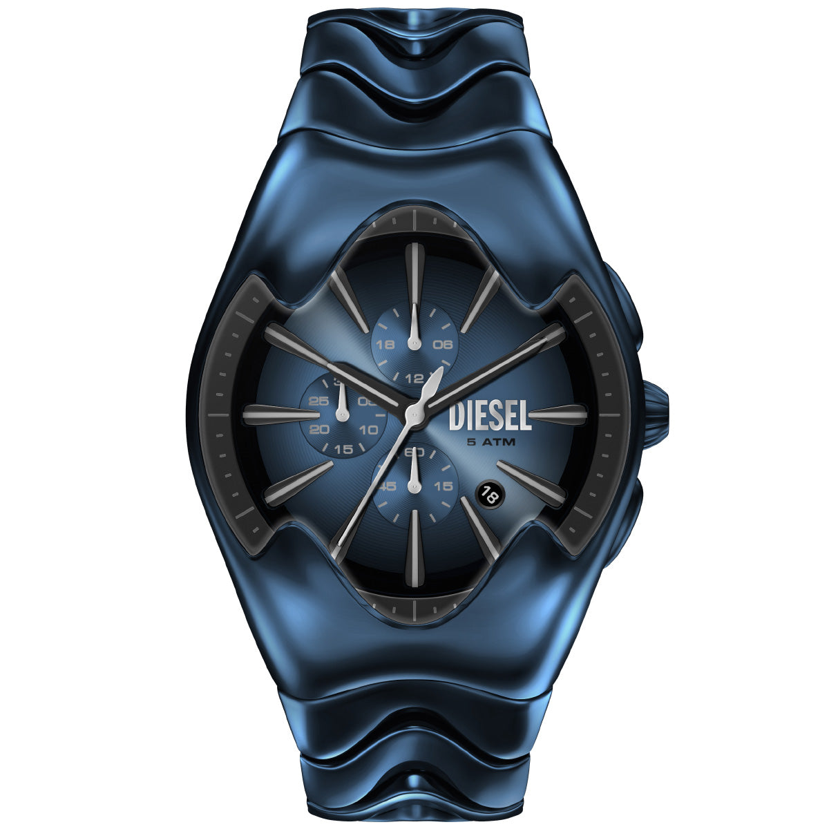 ディーゼル DIESEL 腕時計 クロノグラフ メンズ MERCURIAL ブルー