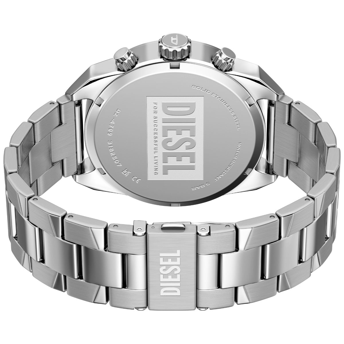 ディーゼル DIESEL 腕時計 クロノグラフ メンズ SPIKED ステンレススチールウォッチ DZ4709【2026 新作】