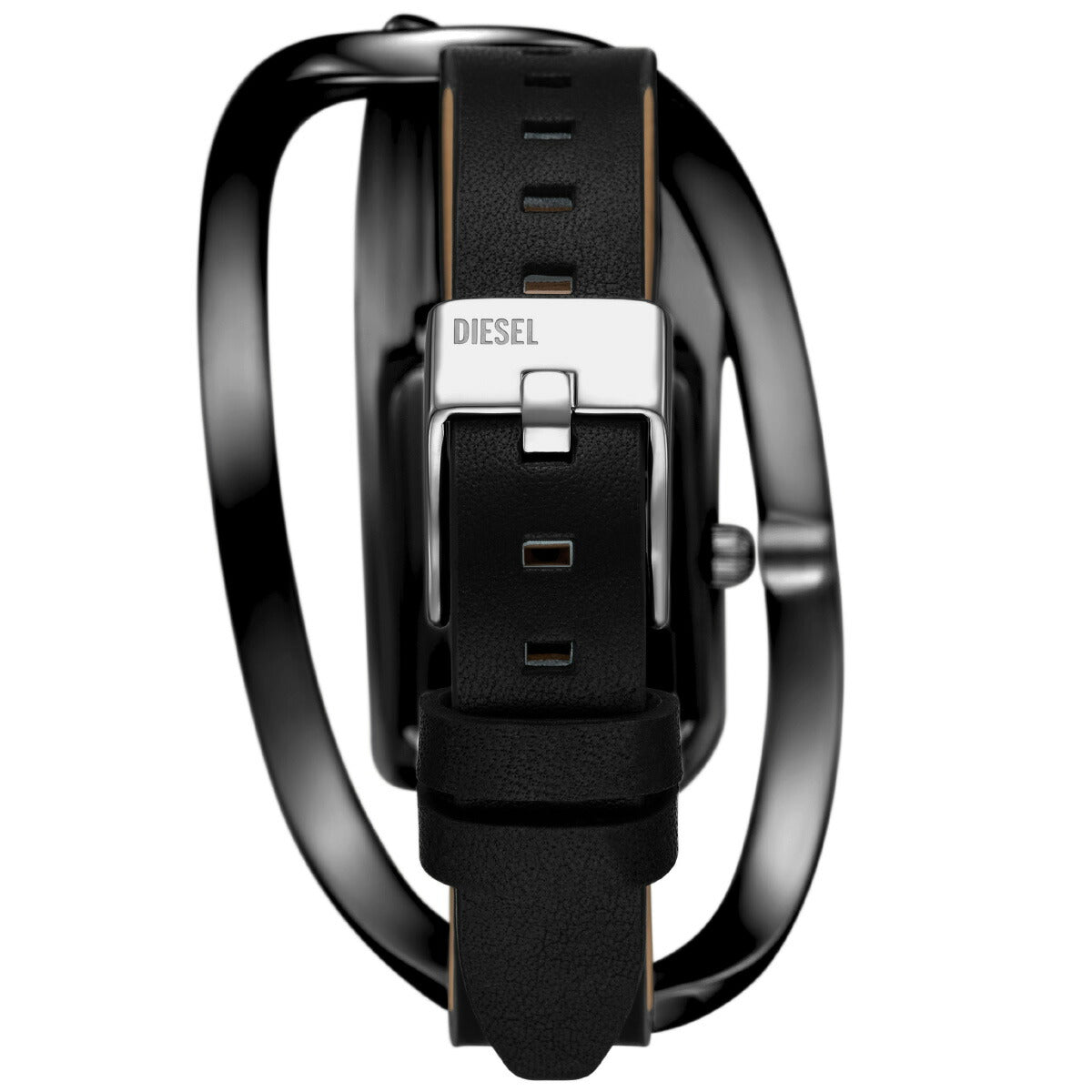 ディーゼル DIESEL 腕時計 レディース WRAP-D ブラック レザーウォッチ DZ5629
