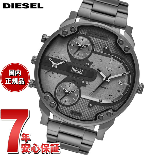 ディーゼル DIESEL 腕時計 メンズ MR. DADDY SLIM 三針 ガンメタル ステンレススチールウォッチ DZ7487【2025 新作】
