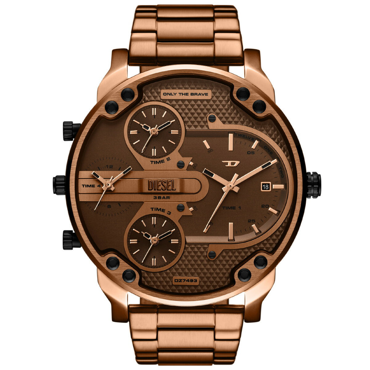 ディーゼル DIESEL 腕時計 メンズ MR. DADDY SLIM ブラウン ステンレススチールウォッチ DZ7493【2025 新作】