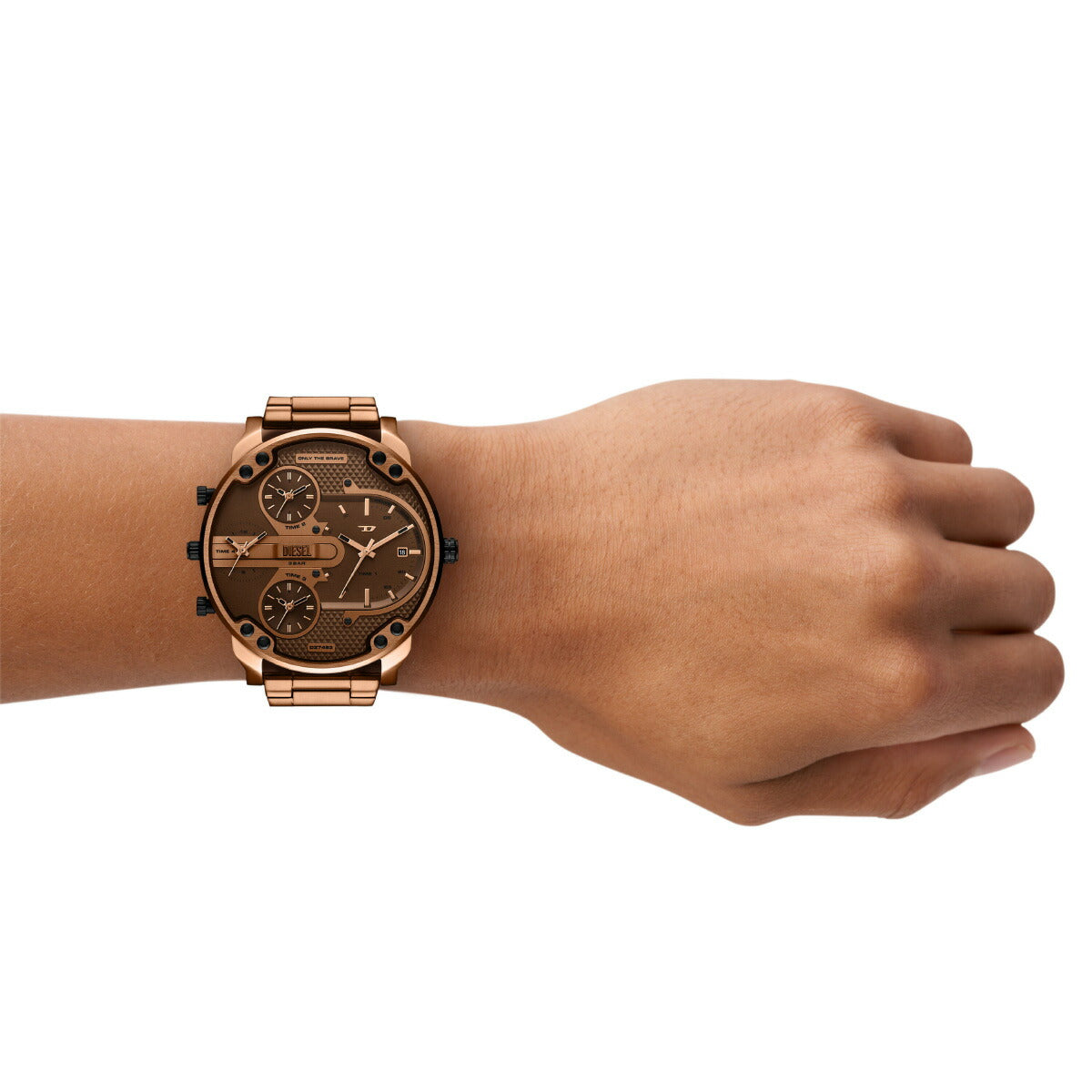 ディーゼル DIESEL 腕時計 メンズ MR. DADDY SLIM ブラウン ステンレススチールウォッチ DZ7493【2025 新作】