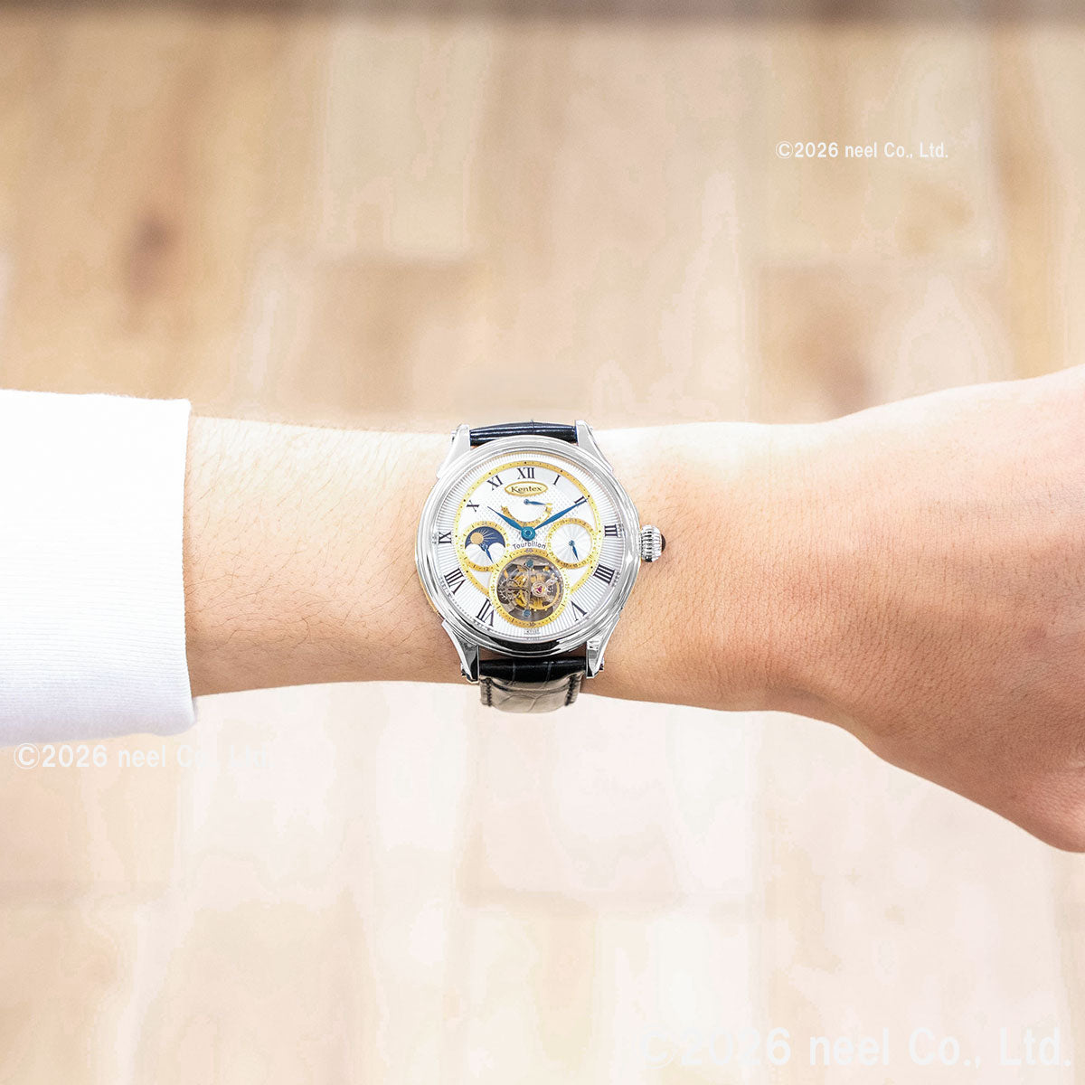 ケンテックス KENTEX TOURBILLON ClassicGrand3 トゥールビヨン クラシックグランド3 腕時計 メンズ 日本製 E540M-03 99本限定【60回分割手数料無料！】