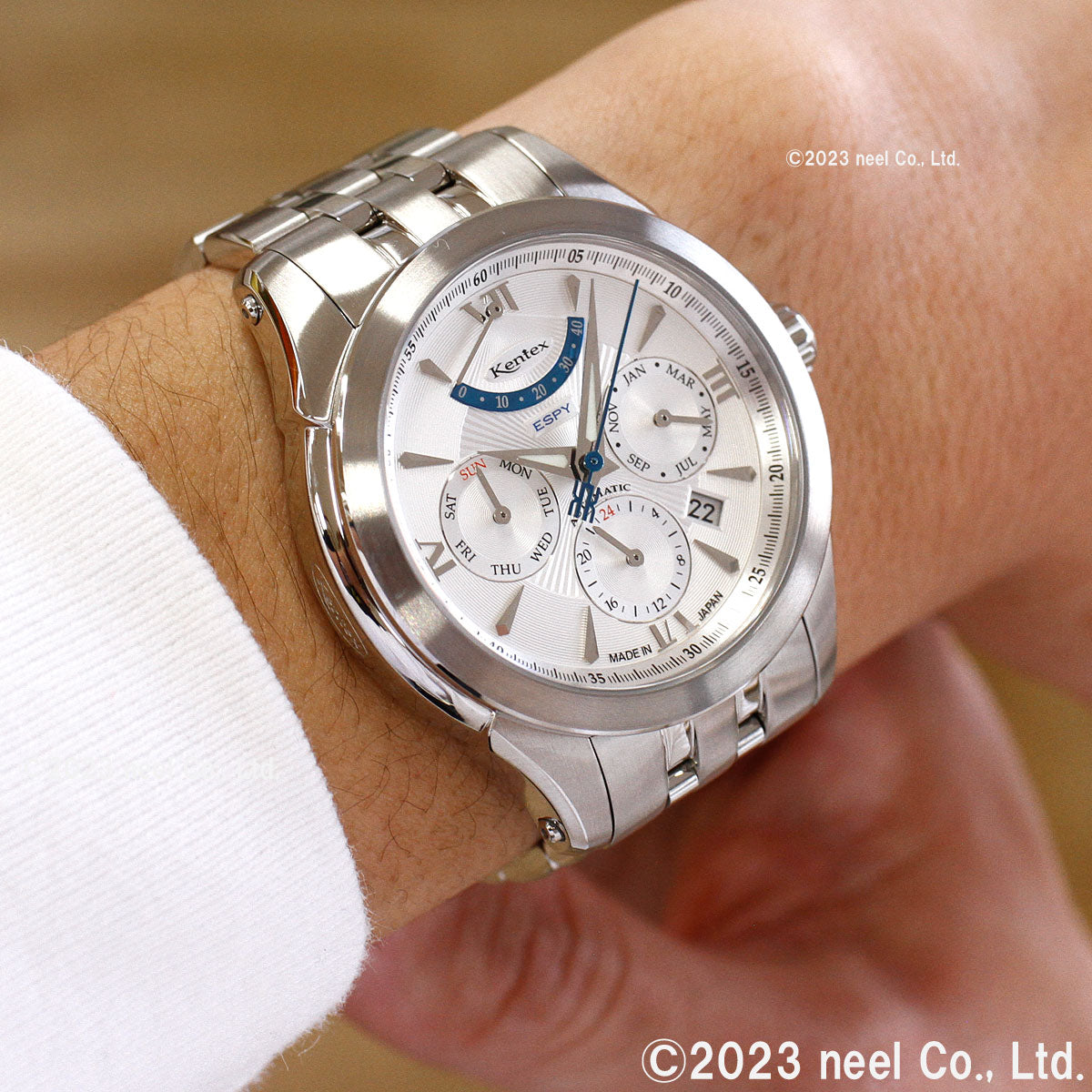 ケンテックス KENTEX 腕時計 時計 メンズ 日本製 自動巻き マルチファンクション エスパイ アクティブ2 ESPY ACTIVE I –  neel selectshop