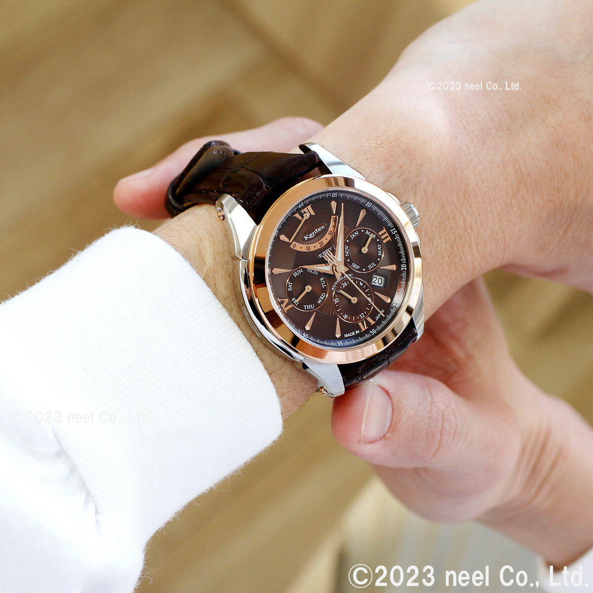 ケンテックス KENTEX 腕時計 時計 メンズ 日本製 自動巻き マルチ 