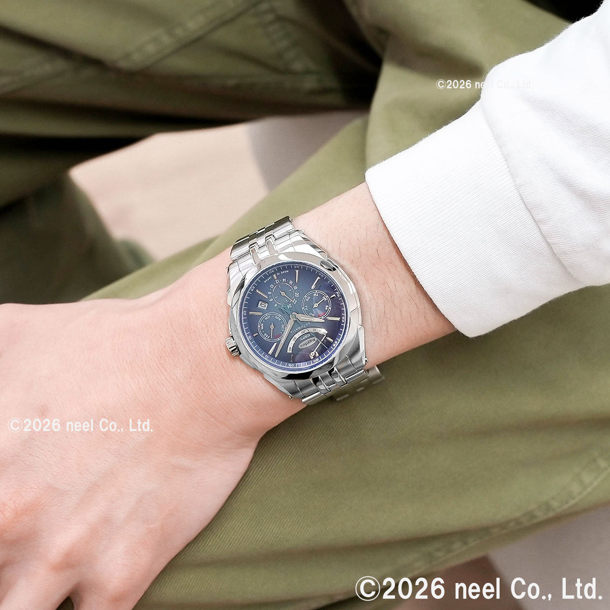 ケンテックス KENTEX ESPY ACTIVE 3 エスパイ アクティブ3 インフィニティブルー 腕時計 メンズ 日本製 E661M-02【2026 新作】