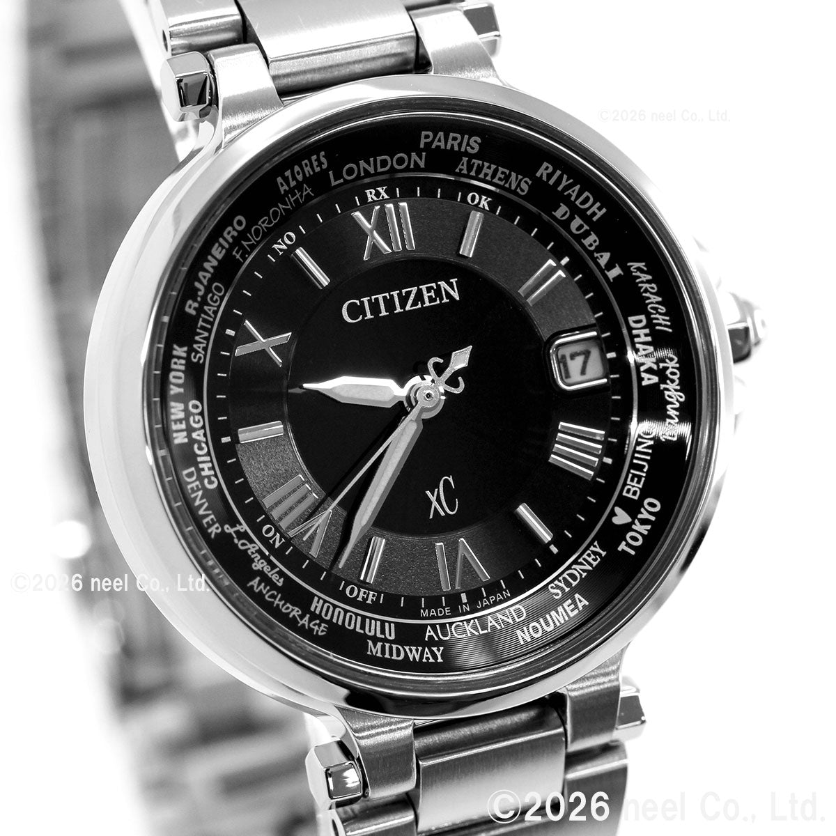 シチズン クロスシー CITIZEN XC エコドライブ ソーラー 電波時計 レディース 腕時計 ペアウォッチ HAPPY FLIGHT ハッピーフライト EC1010-57F