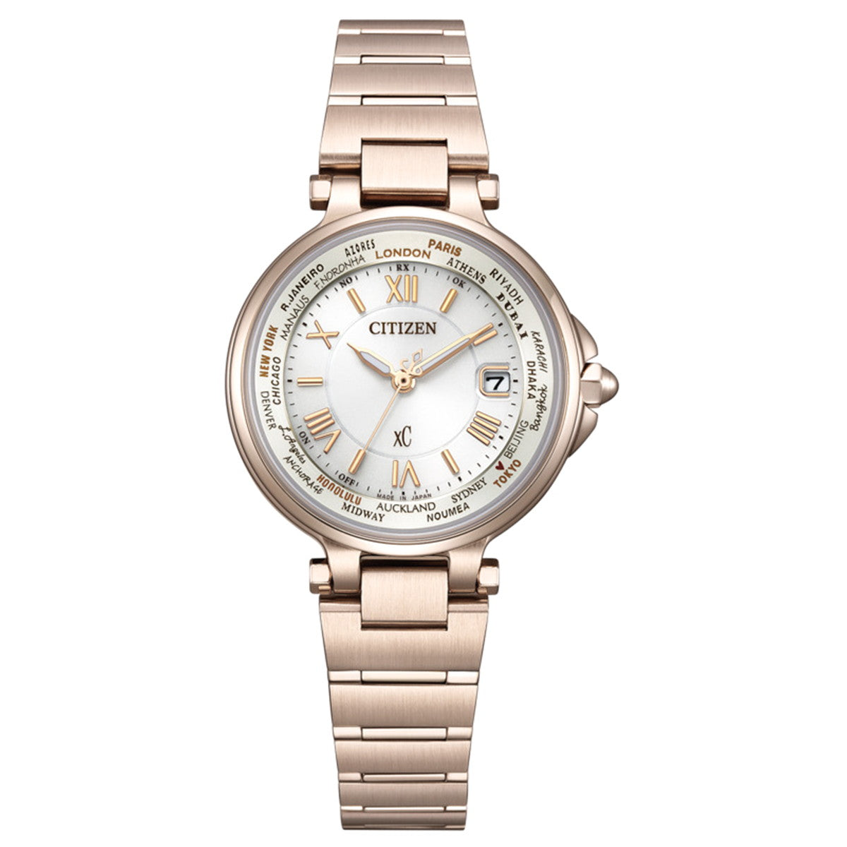 シチズン クロスシー CITIZEN xC エコドライブ 電波時計 腕時計 レディース basic collection EC1017-58A【2026 新作】