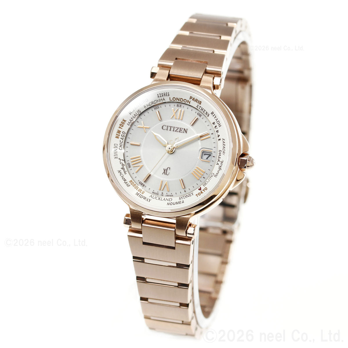 シチズン クロスシー CITIZEN xC エコドライブ 電波時計 腕時計 レディース basic collection EC1017-58A【2026 新作】
