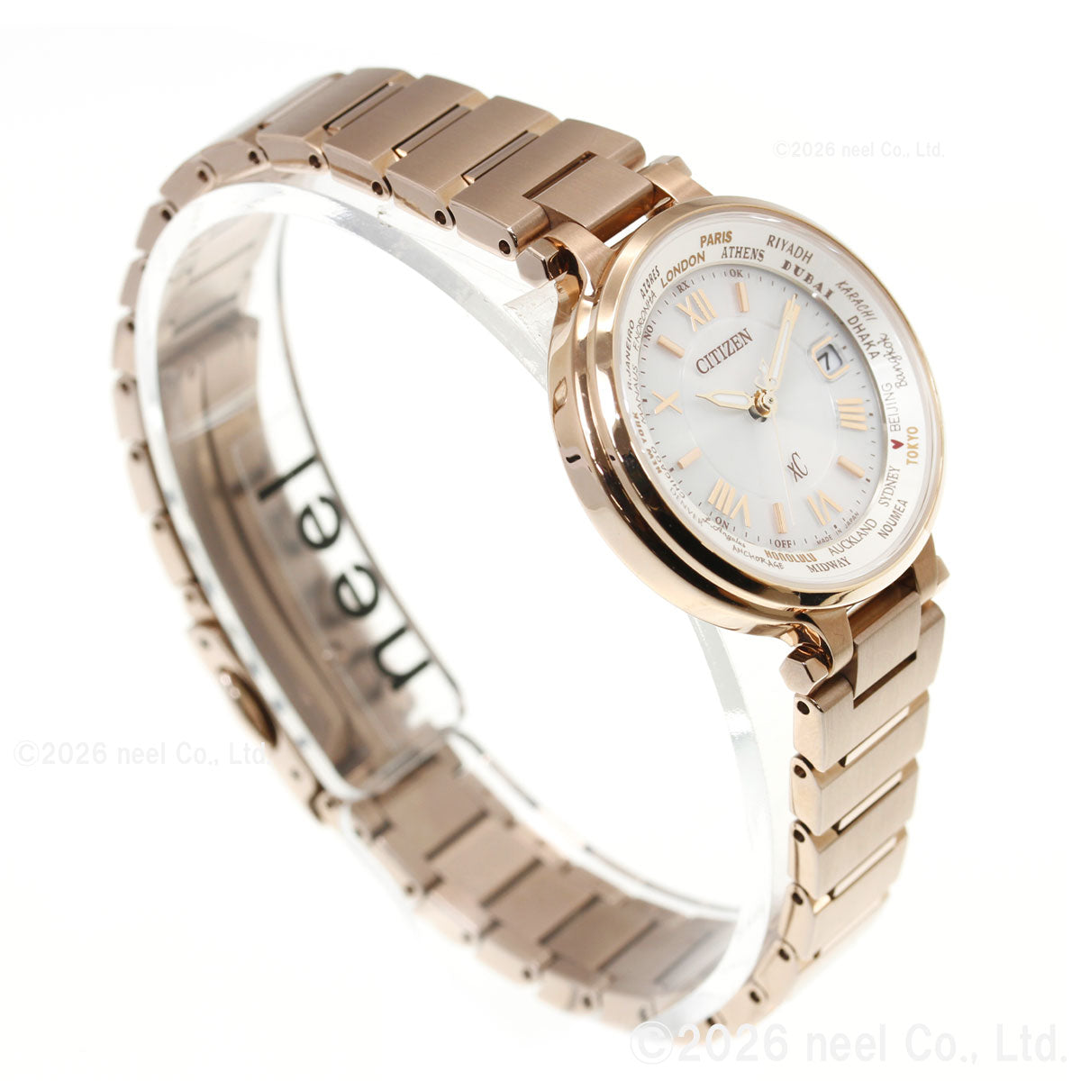 シチズン クロスシー CITIZEN xC エコドライブ 電波時計 腕時計 レディース basic collection EC1017-58A【2026 新作】