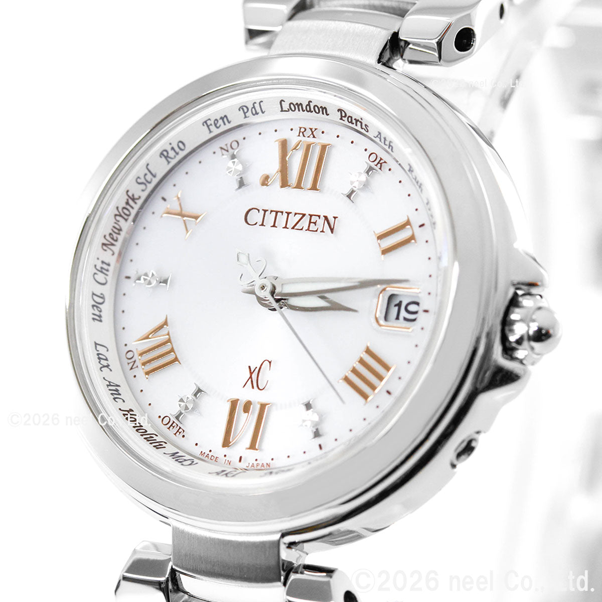 シチズン クロスシー CITIZEN XC エコドライブ ソーラー 電波時計 レディース 腕時計 HAPPY FLIGHT ハッピーフライト EC1030-50A