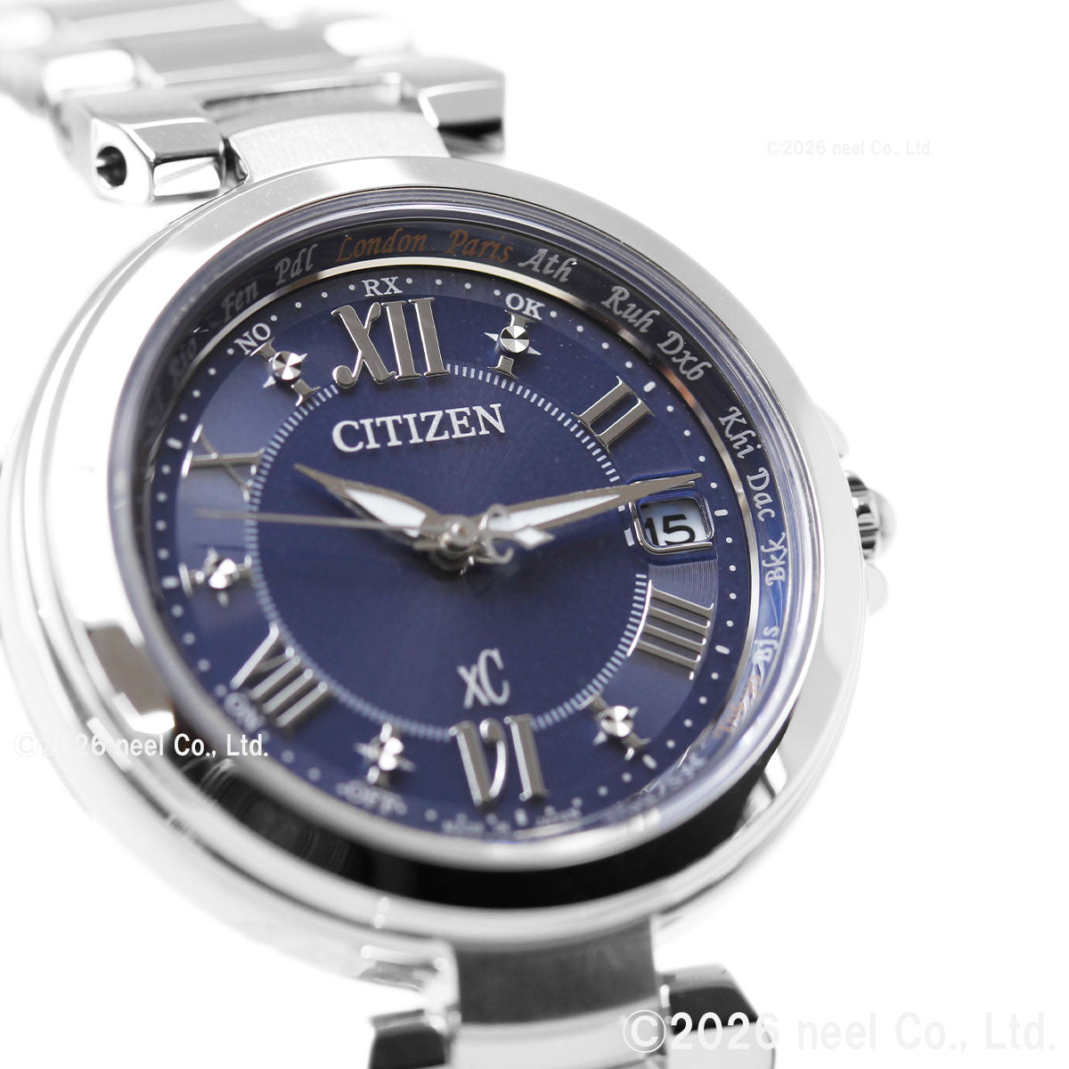 シチズン クロスシー CITIZEN xC エコドライブ ソーラー 電波時計 腕時計 レディース ハッピーフライト EC1030-50L