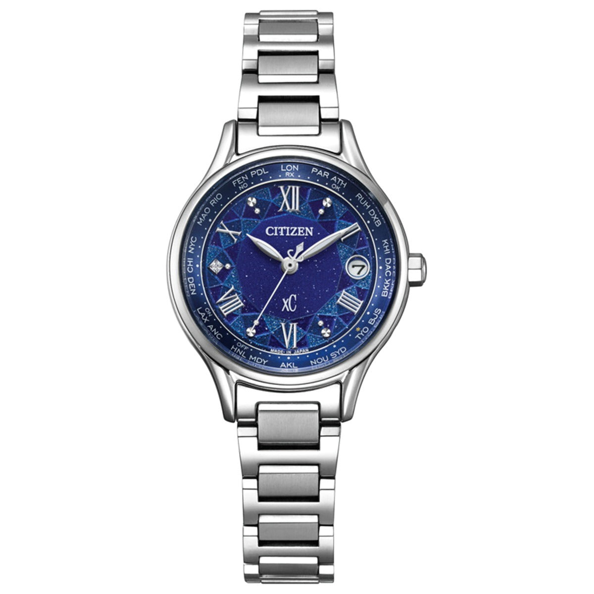 シチズン クロスシー CITIZEN xC エコドライブ 電波時計 限定 腕時計計 ペア レディース EC1160-71L ティタニア ハッピーフライト DEAR Collection【2025 新作】