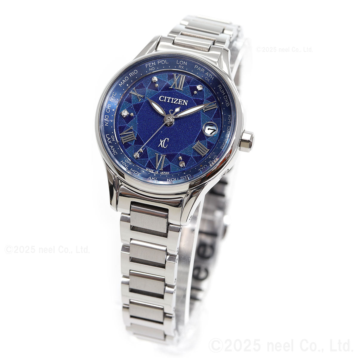 シチズン クロスシー CITIZEN xC エコドライブ 電波時計 限定 腕時計計 ペア レディース EC1160-71L ティタニア ハッピーフライト DEAR Collection【2025 新作】