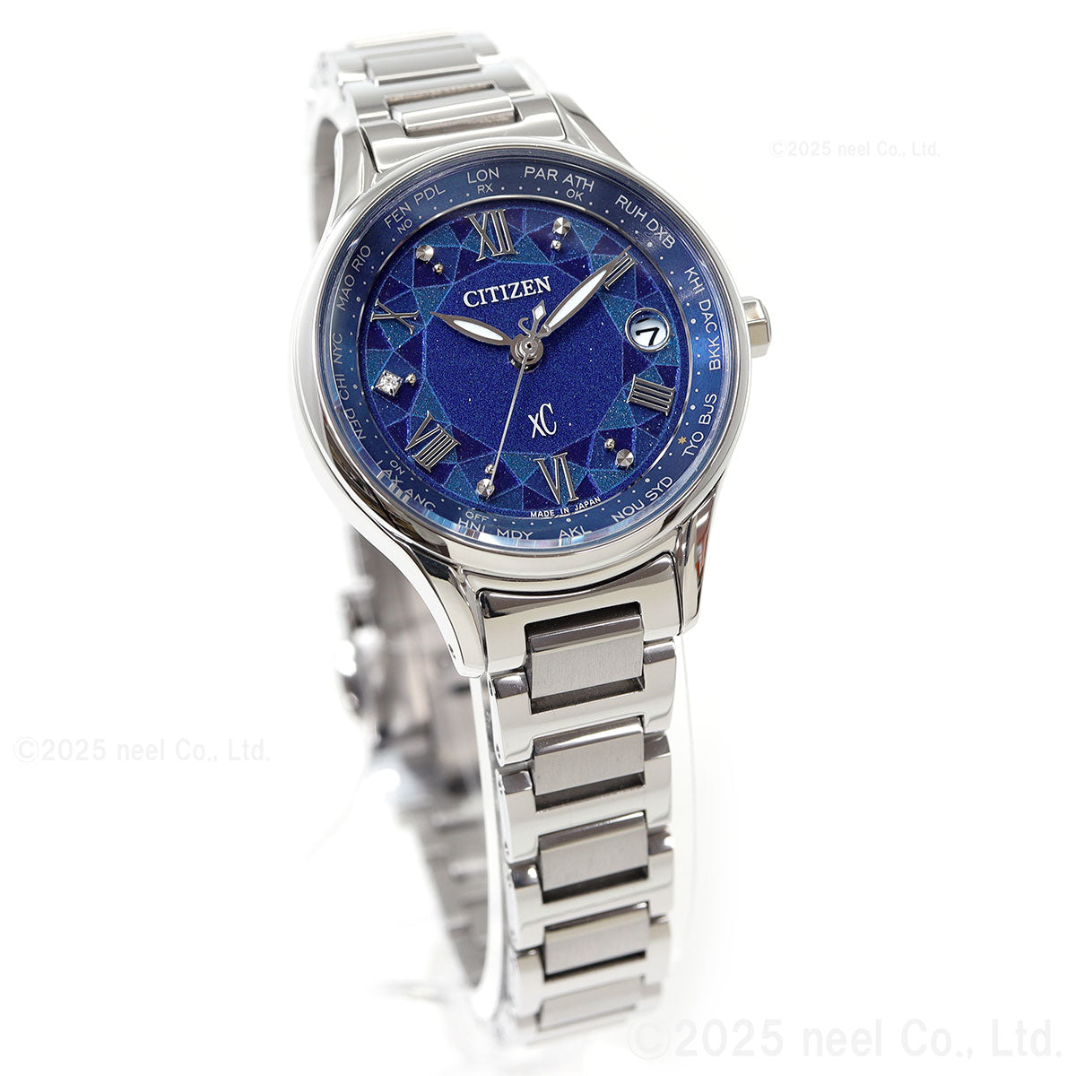 シチズン クロスシー CITIZEN xC エコドライブ 電波時計 限定 腕時計計 ペア レディース EC1160-71L ティタニア ハッピーフライト DEAR Collection【2025 新作】