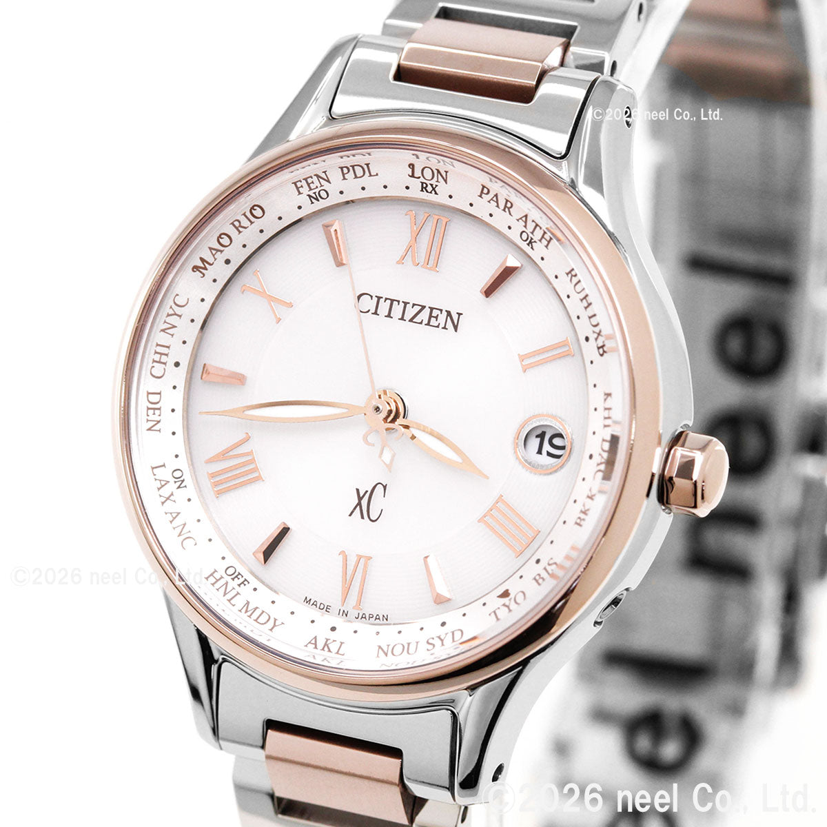 シチズン クロスシー エコドライブ 電波時計 ティタニア ハッピーフライト サクラピンク（R） 腕時計 Bloom CITIZEN xC EC1165-51W