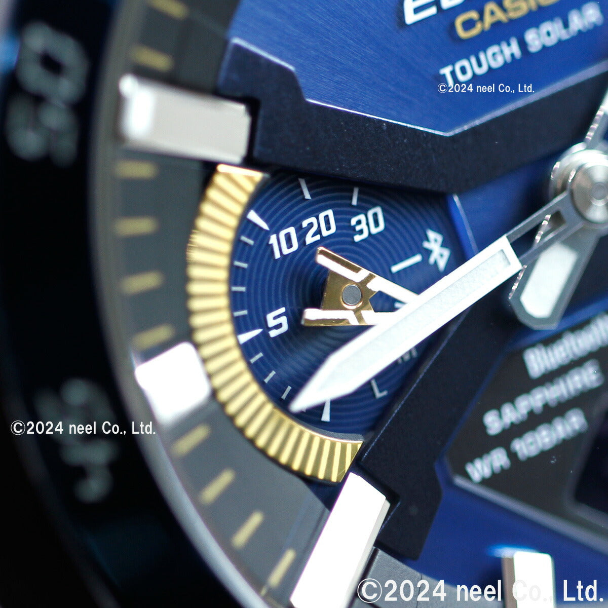 カシオ エディフィス CASIO EDIFICE ソーラー 腕時計 メンズ クロノグラフ ECB-2000SS-2AJR 空と海 CASIO WATCH 50TH ANNIVERSARY スマートフォンリンク【2024 新作】