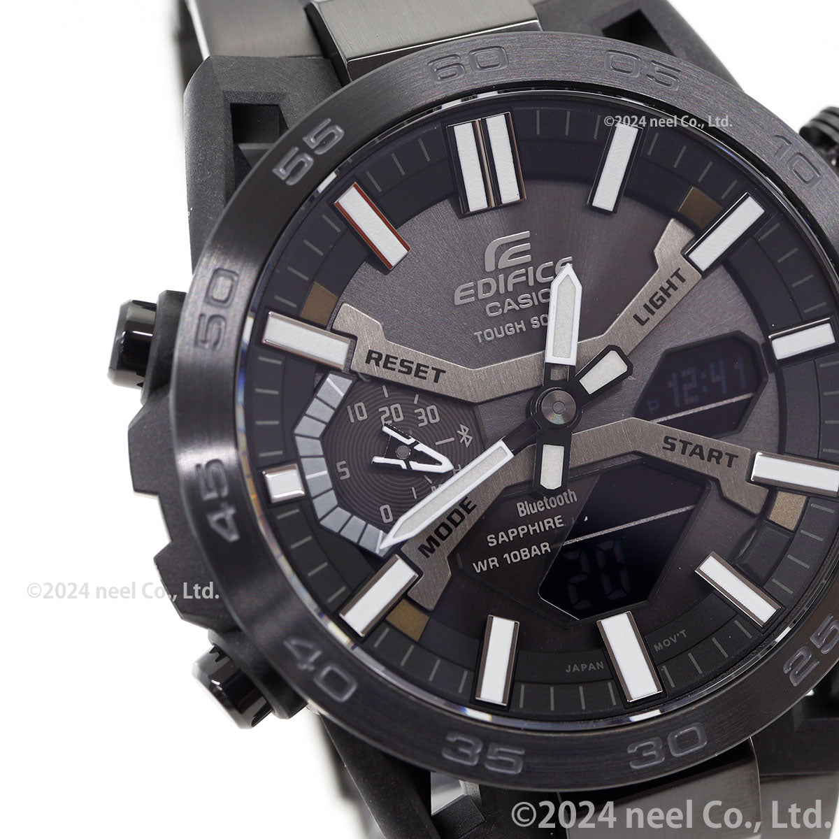 カシオ エディフィス CASIO EDIFICE SOSPENSIONE ソーラー 腕時計 メンズ タフソーラー クロノグラフ ECB-2000YDC-1BJF サスペンションアームデザイン スマートフォンリンク【2024 新作】