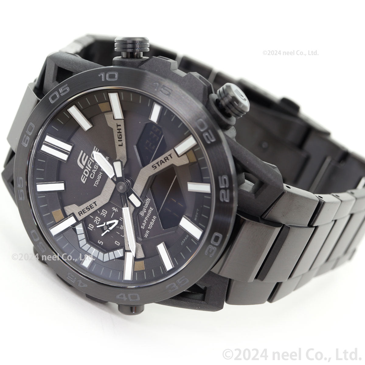 カシオ エディフィス CASIO EDIFICE SOSPENSIONE ソーラー 腕時計 メンズ タフソーラー クロノグラフ ECB-2000YDC-1BJF サスペンションアームデザイン スマートフォンリンク【2024 新作】