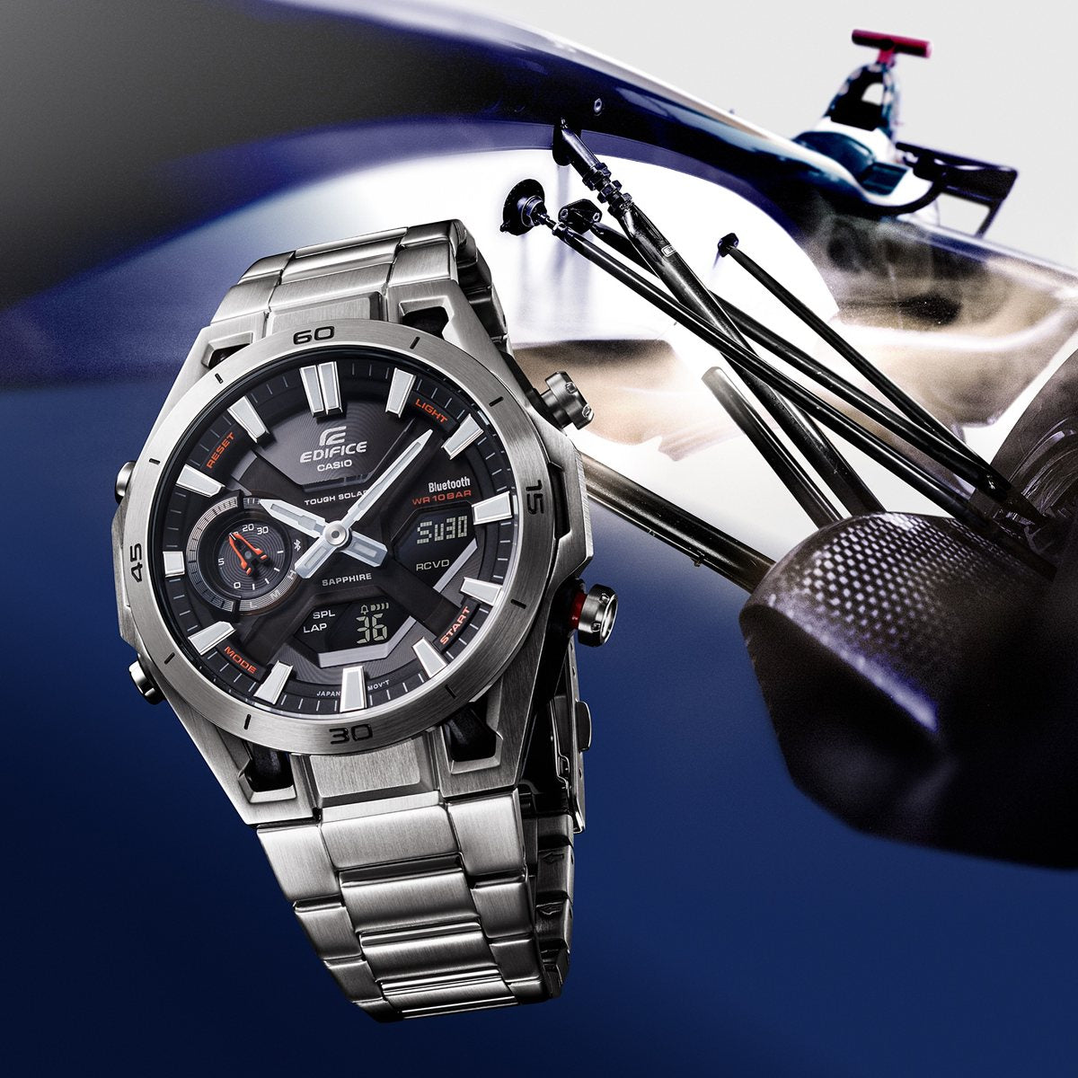 カシオ エディフィス CASIO EDIFICE SOSPENSIONE ソーラー 腕時計 メンズ タフソーラー クロノグラフ ECB-2300YD-1AJF【2025 新作】