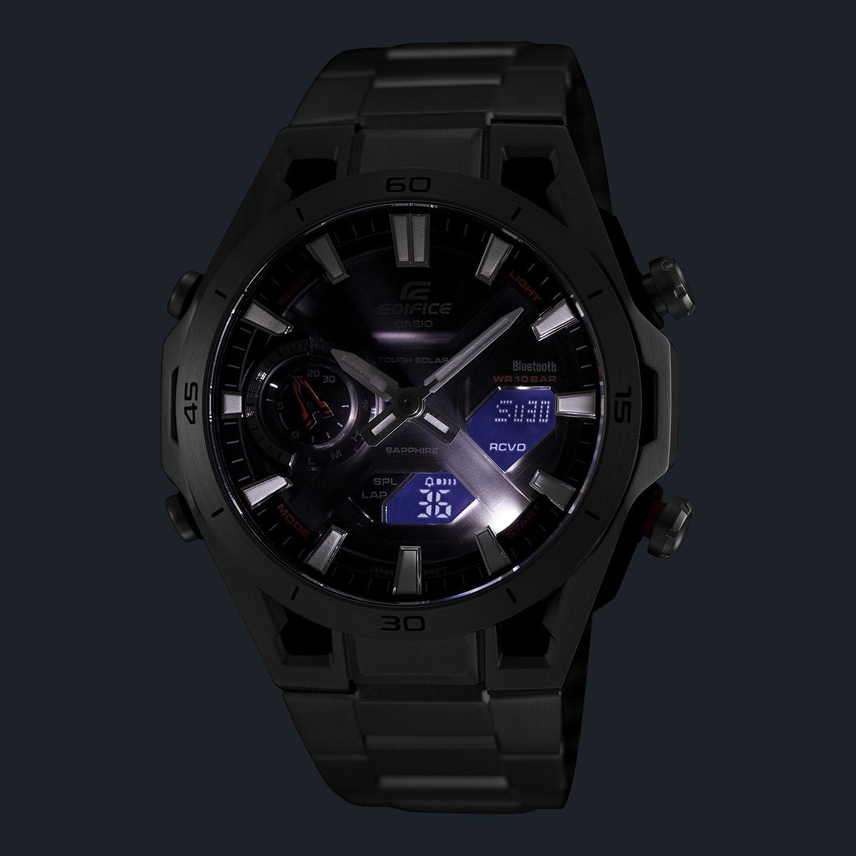 カシオ エディフィス CASIO EDIFICE SOSPENSIONE ソーラー 腕時計 メンズ タフソーラー クロノグラフ ECB-2300YD-1AJF【2025 新作】