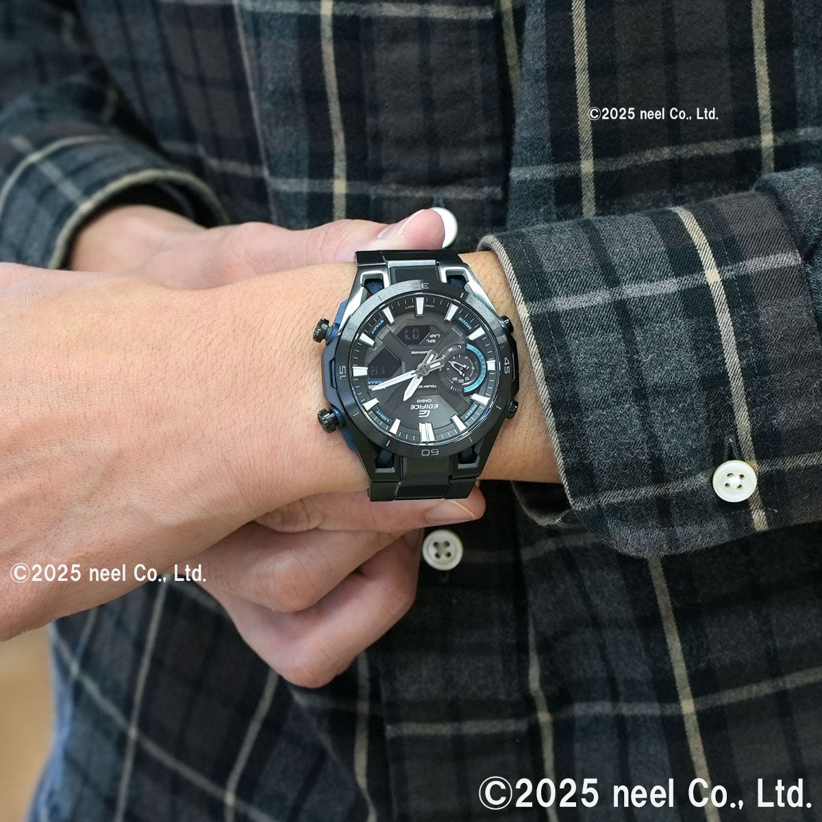 カシオ エディフィス CASIO EDIFICE SOSPENSIONE ソーラー 腕時計 メンズ タフソーラー クロノグラフ ECB-2300YDC-1AJF【2025 新作】