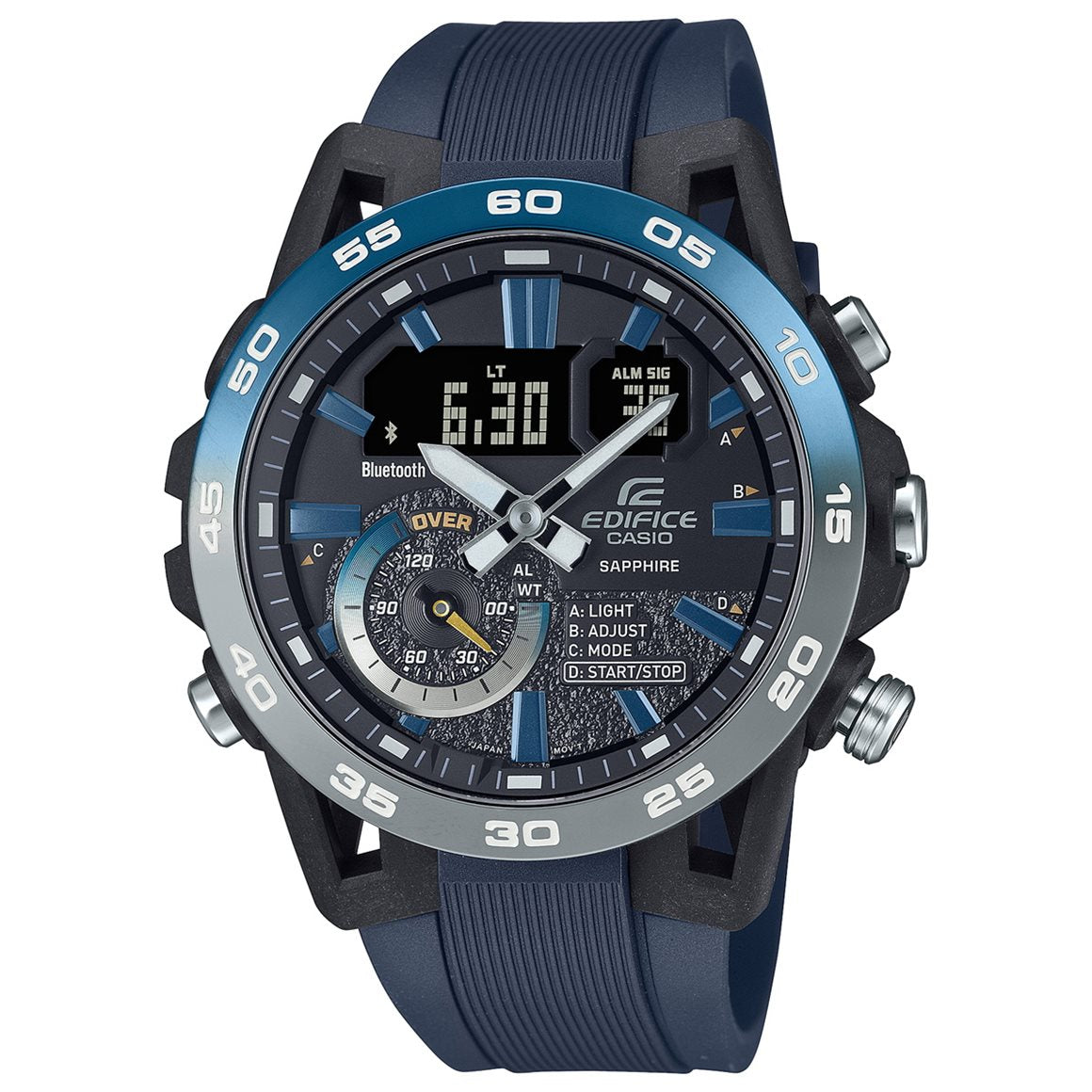 カシオ エディフィス CASIO EDIFICE 腕時計 メンズ クロノグラフ ECB-40YNP-1AJF Nighttime Drive Series スマートフォンリンク【2024 新作】