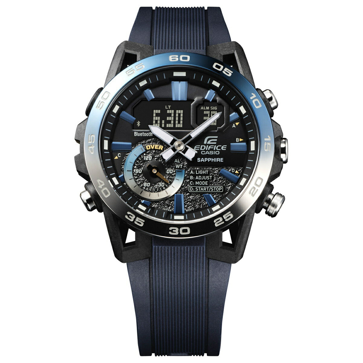 カシオ エディフィス CASIO EDIFICE 腕時計 メンズ クロノグラフ ECB-40YNP-1AJF Nighttime Drive Series スマートフォンリンク【2024 新作】