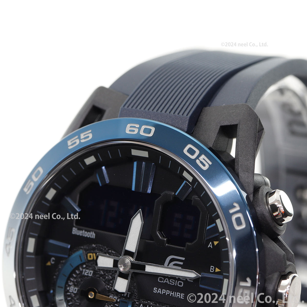 カシオ エディフィス CASIO EDIFICE 腕時計 メンズ クロノグラフ ECB-40YNP-1AJF Nighttime Drive Series スマートフォンリンク【2024 新作】