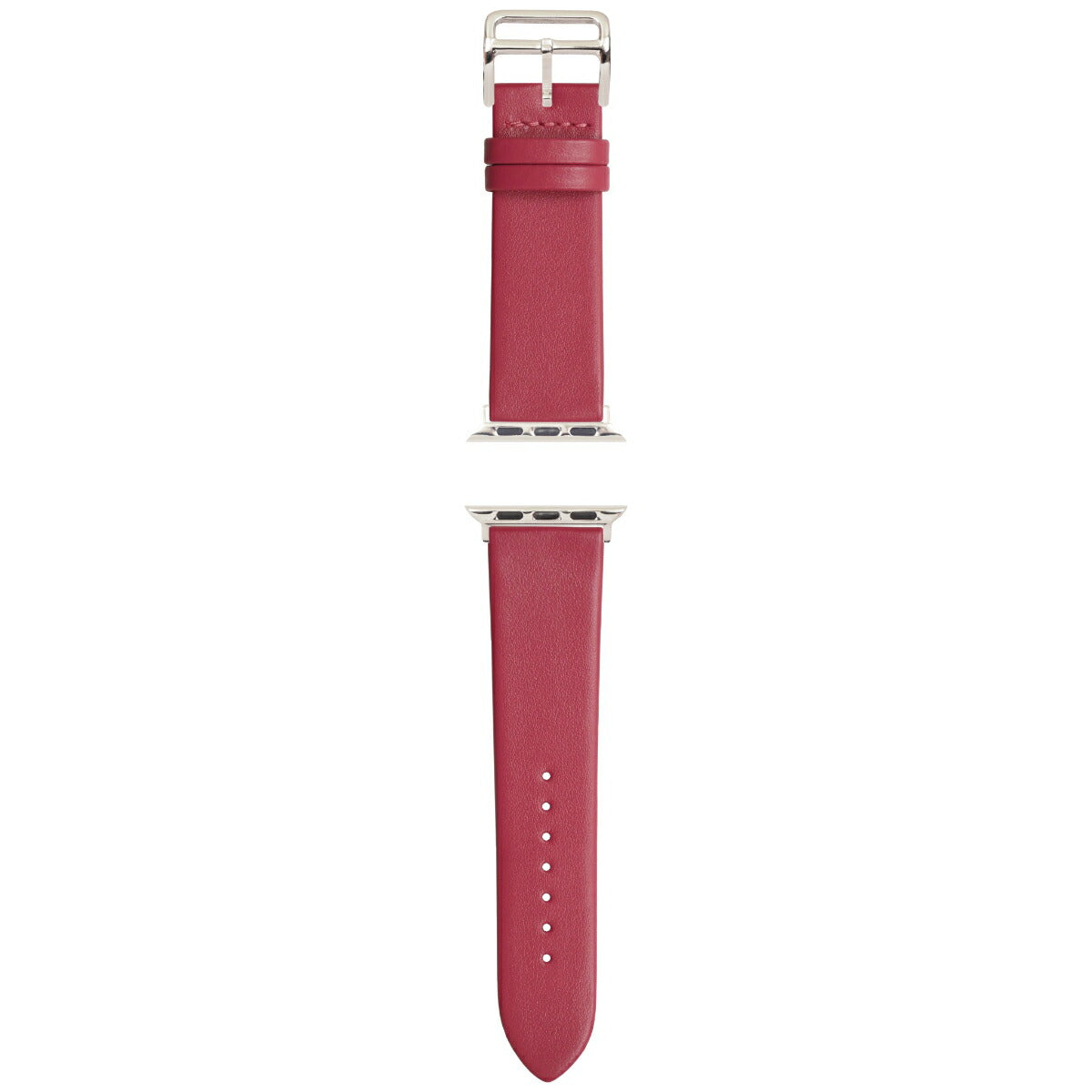 マネッタ ディ メーラ Manetta di mela アップルウォッチ Apple Watch 替えバンド ベルト メンズ レディース トレソー イタリアレザー 22mm マゼンタピンク/シルバー EFA-P-S22