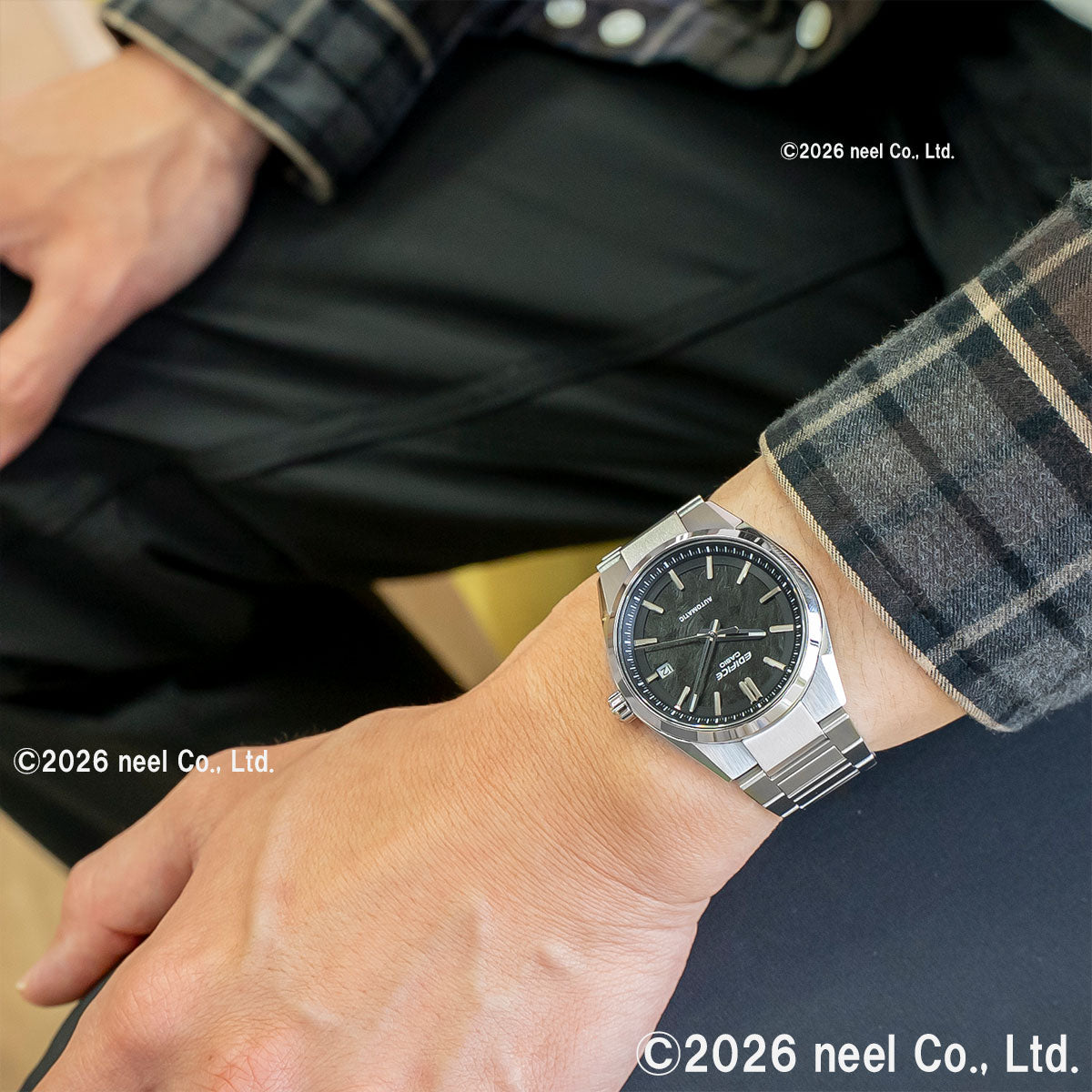 カシオ エディフィス CASIO EDIFICE AUTOMATIC 自動巻き 腕時計 メンズ EFK-110D-1AJF【2026 新作】