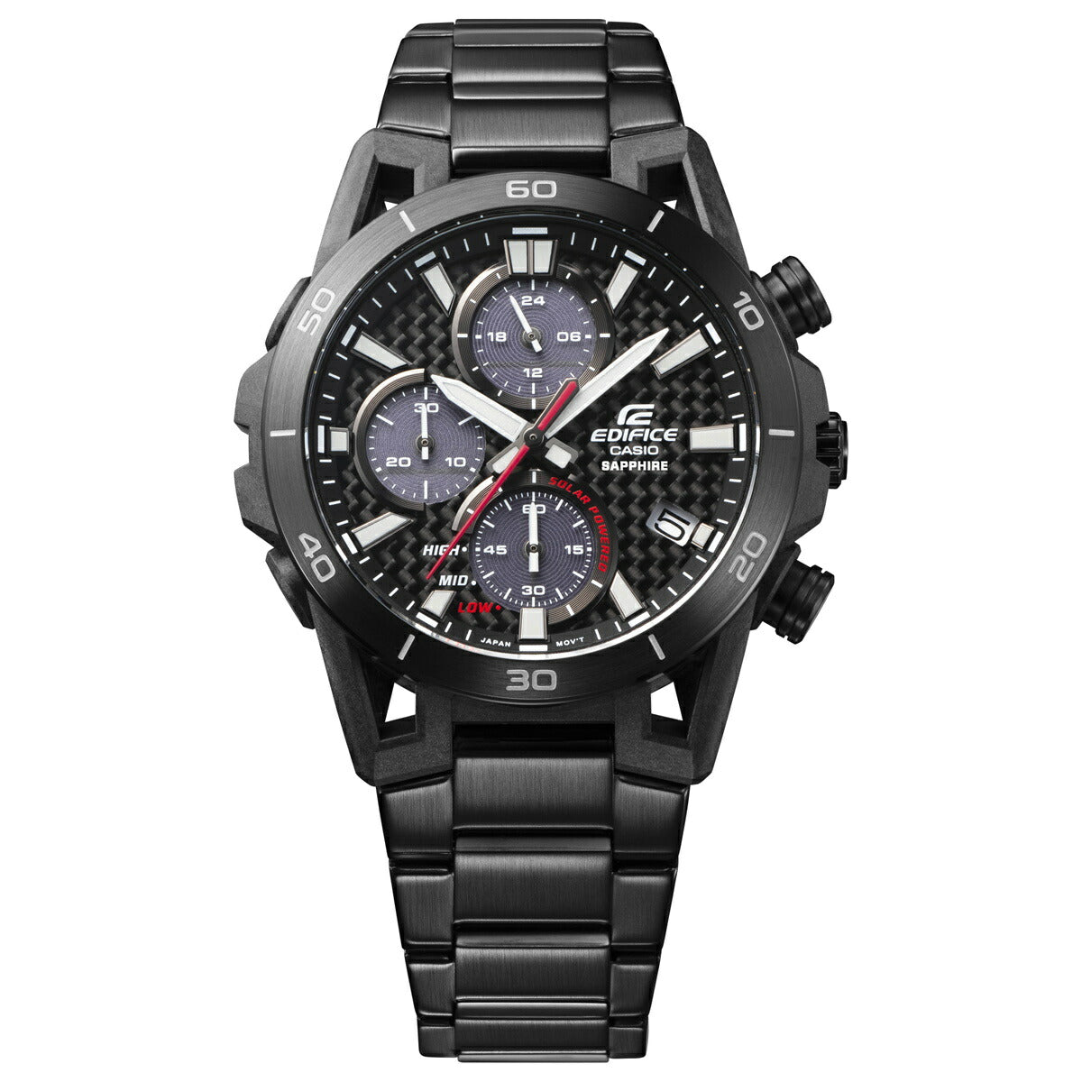 カシオ エディフィス CASIO EDIFICE SOSPENSIONE ソーラー 腕時計 メンズ タフソーラー クロノグラフ EFS-S640YDC-1AJF サスペンションアームデザイン【2024 新作】