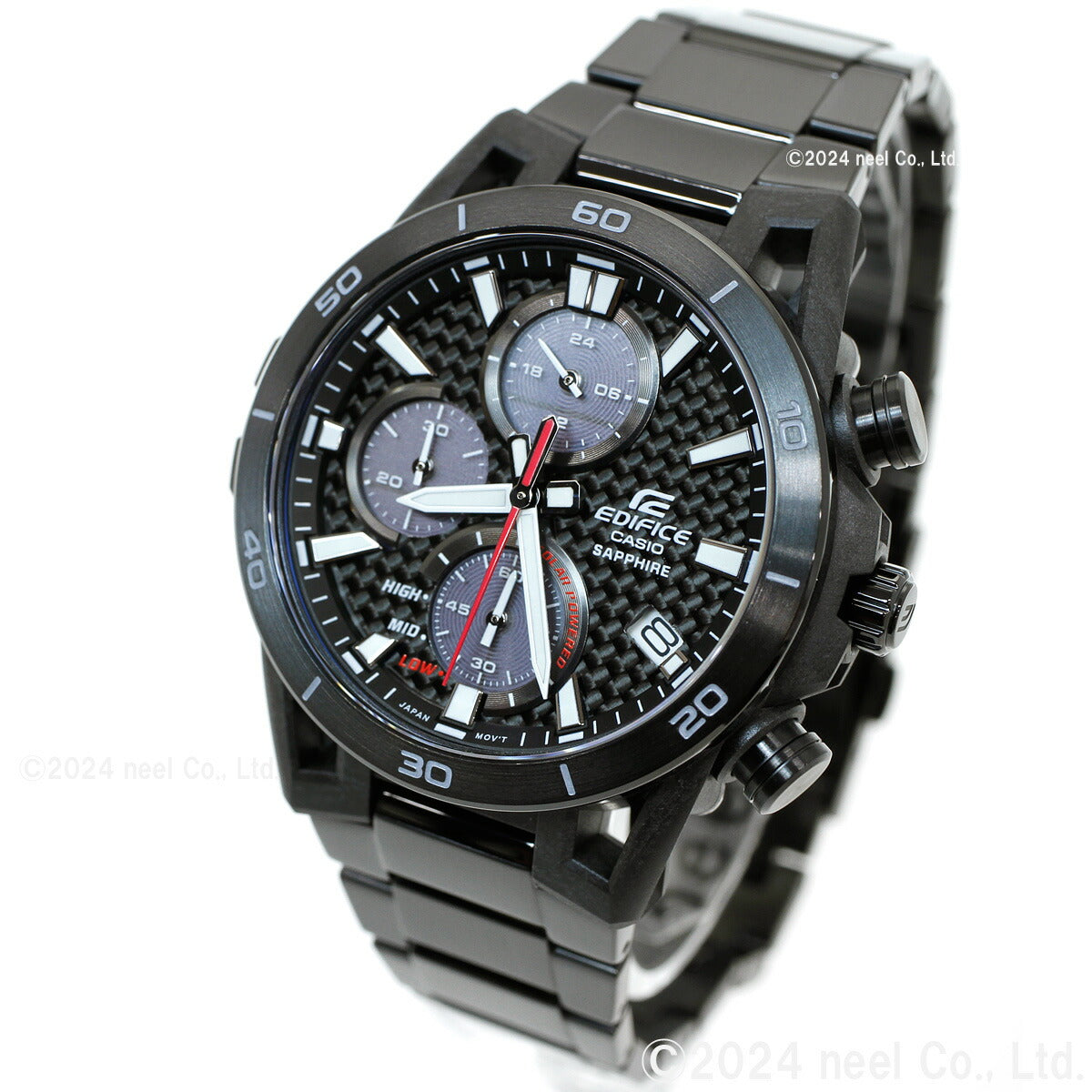 カシオ エディフィス CASIO EDIFICE SOSPENSIONE ソーラー 腕時計 メンズ タフソーラー クロノグラフ EFS-S640YDC-1AJF サスペンションアームデザイン【2024 新作】