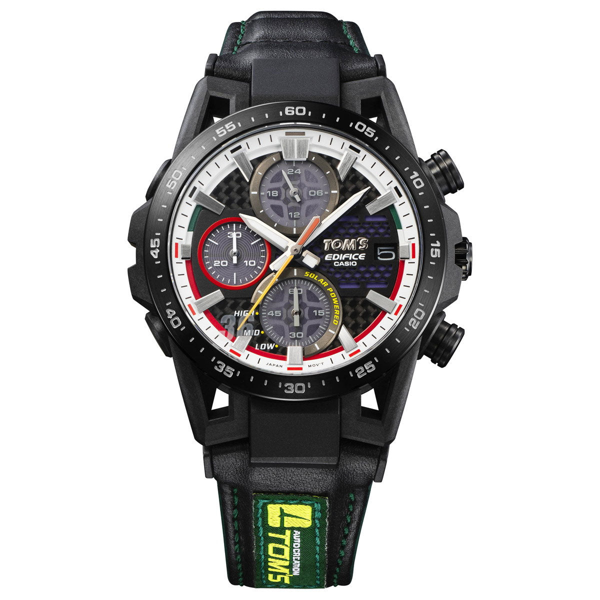 カシオ エディフィス CASIO EDIFICE SOSPENSIONE TOM'S 50TH ANNIVERSARY EDITION ソーラー 限定 腕時計 メンズ クロノグラフ EFS-S641TMS-1AJR【2024 新作】