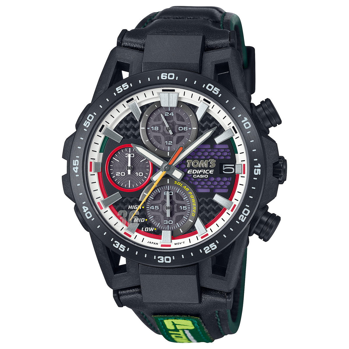 カシオ エディフィス CASIO EDIFICE SOSPENSIONE TOM'S 50TH ANNIVERSARY EDITION ソーラー 限定 腕時計 メンズ クロノグラフ EFS-S641TMS-1AJR【2024 新作】