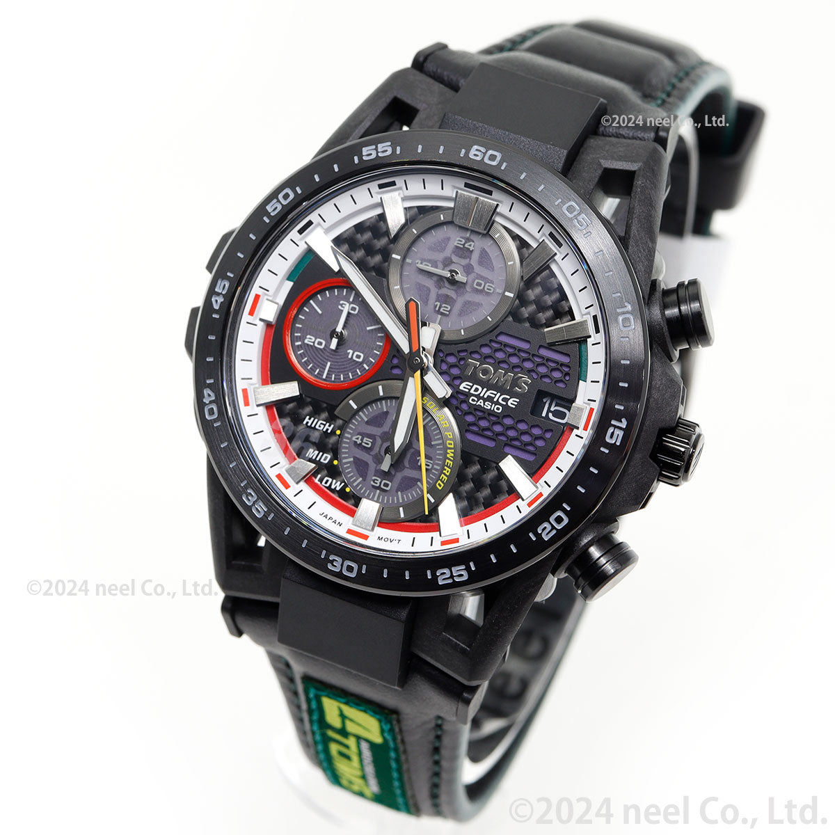 カシオ エディフィス CASIO EDIFICE SOSPENSIONE TOM'S 50TH ANNIVERSARY EDITION ソーラー 限定 腕時計 メンズ クロノグラフ EFS-S641TMS-1AJR【2024 新作】